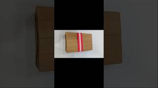 Gift wrapping tutorial  Pleats Gift wrapping ideas [upl. by Llekcm]