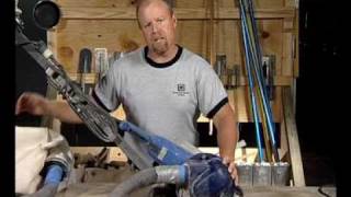 CrackVac Walk Behind Concrete Saw Video—ConcreteNetworkcom [upl. by Atirma506]