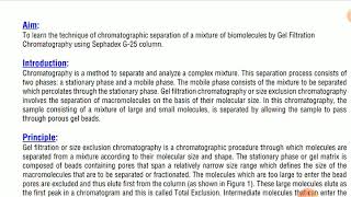 Gel filtration chromatography [upl. by Azenav277]