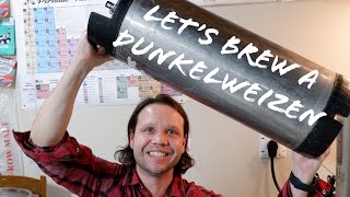 Lets Brew a Dunkelweizen  Banna Nut Dunkelweizen that is [upl. by Ylicis]