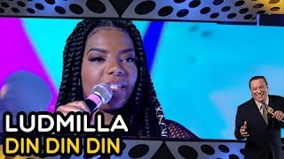 Ludmilla canta quotDin Din Dinquot  PROGRAMA RAUL GIL [upl. by Kcirddehs]