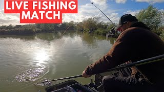 Live Fishing Match Manor Farm Swilland matchfishinguk [upl. by Claman259]