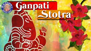 Ganpati Stotram With Lyrics  Pranamya Shirasa Devam  Sankat Nashak Ganesh Stotram  Rajshri Soul [upl. by Jair]