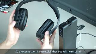 ARTISTE D1 TV Headphones Use and Troubleshooting [upl. by Gurolinick]