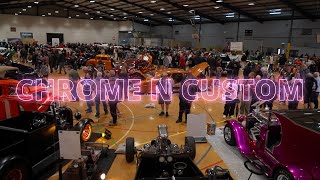 Hot rod show coverage Chrome n Custom 2024 Tararua Rodders [upl. by Gmur613]