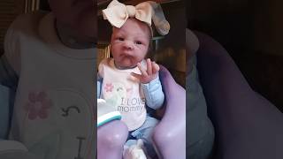 Whats Silicone Baby Adalyn Doing Today shorts siliconebaby rebornhobby baby babydolls [upl. by Saville357]