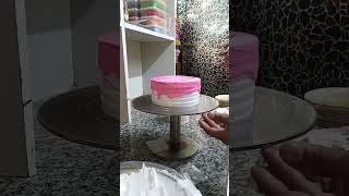 How to make Cake vanilla cake decorating birthday cake trendingshorts exploreviralvideos ytshort [upl. by Hak]