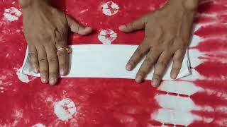 DIY  How to fold handkerchief to save space [upl. by Marieann]