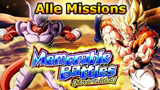 Alle Missions mit Salziger Stimmung Stage 8 amp 9 Memorable Battles Movie  DBZ DOKKAN BATTLE [upl. by Etterb941]