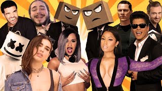 Djs From Mars  Best Songs Of 2018 Rewind Megamashup 40 tracks in 5 minutes [upl. by Arihsa]