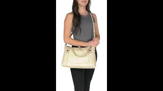 Frye Melissa Medium Satchel SKU 9911618 [upl. by Birchard]