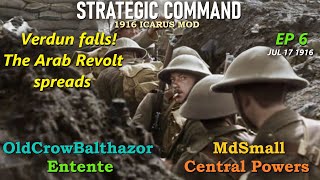 Strategic Command WW1 Icarus Mod1916 Ep 6 OldCrowBalthazor Entente vs MdSmall Central Powers [upl. by Harts423]