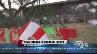 Winterhaven residents prepare for Festival of Lights opening night [upl. by Litsyrk]