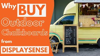 Outdoor Chalkboards from Displaysense  Key Features [upl. by Amehr]