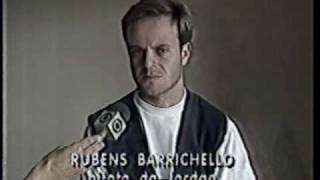 Barrichello recebe a notícia da morte de Senna  Globo [upl. by Renae]