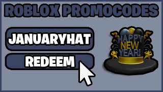 ROBLOX ALL Promocodes January 2024 NEW amp WORKING Free Items [upl. by Pani400]