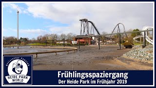 Frühlingsspaziergang im Heide Park Resort 2019 [upl. by Silverts]