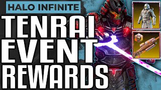 How to UNLOCK Halo Infinite’s YOROI SAMURAI ARMOR  Halo Infinite TENRAI EVENT REWARDS [upl. by Ahsial595]