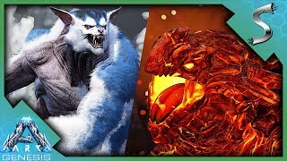 EVERY NEW CREATURE IN GENESIS BLOODSTALKER MAGMASAUR FEROX  MORE  Ark Genesis DLC Gameplay [upl. by Obadiah]