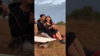 new song Bina raut Saroj praja shooting time making video part 1trendingshortsyoutubeshortsshorts [upl. by Mahan]