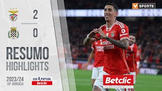 Resumo Benfica 20 Boavista Liga 2324 18 [upl. by Sokil]