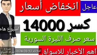 سعر الدولار في سوريا اليوم الثلاثاء سعر الذهب في سوريا وسعر صرف الليرة السورية [upl. by Enilrad94]