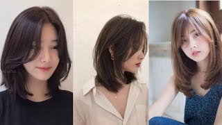 Model Rambut Wanita Korea Tren 2023  part 1 [upl. by Eixela]