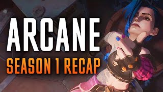 Arcane season 1 Recap [upl. by Aihsekal]