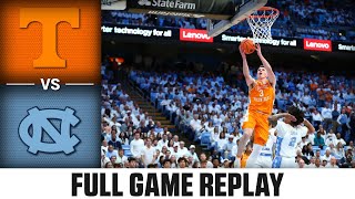 Tennessee vs North Carolina Full Game Replay  202324 ACC Men’s Basketball [upl. by Yrakaz516]