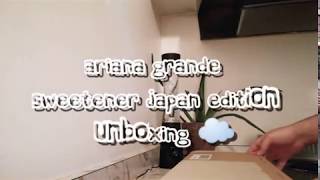 ARIANA GRANDE SWEETENER JAPAN EDITION UNBOXING [upl. by Kensell729]