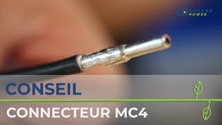 Sertir des connecteurs MC4 [upl. by Naffets]