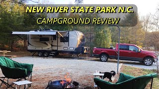 New River State Park Campground Review  North Carolina Mountain Town RV Camping [upl. by Wally]