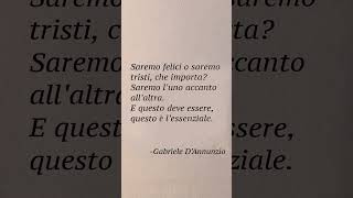 Gabriele DAnnunzio 📖 dannunzio poesia poeta poesie frasi frasimotivazionali citazioni [upl. by Dove]