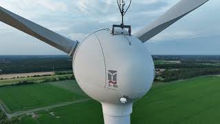 Enercon E40 Windkraftanlage Wind Turbine [upl. by Jevon]