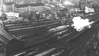 Funeral of Winston Churchill Coffin leaves London by train [upl. by Gensler]