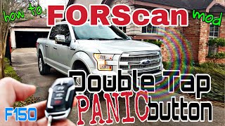 FORScan mods panic button on remote on ford f150 [upl. by Ettenil]