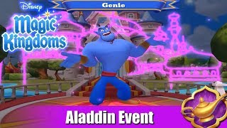 GENIE UNLOCKED  Disney Magic Kingdoms  Aladdin Event  5 [upl. by Balliett693]