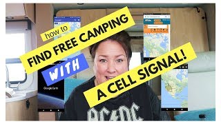 HOW TO FIND A FREE CAMPSITE WITH A CELL SIGNAL [upl. by Hyacinthie]