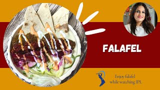 How to make Homemade Falafel Recipe  Falafel Wrap Recipe  Ananya Banerjee [upl. by Uoliram]