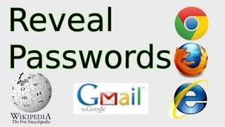 How to Reveal Passwords Copy from Password field amp Inspect Element in Chrome FireFox [upl. by Ajit884]