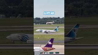 Egypt Air 🛫 Takeoff shorts aviation video airplane düsseldorf airport germany travel 2024 [upl. by Edda96]