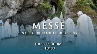 Messe à la Grotte de Lourdes  21032024 [upl. by Anawit]