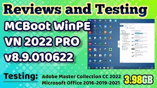 Review MCBoot WinPE VN 2022 PRO v89010622 [upl. by Odrarej]