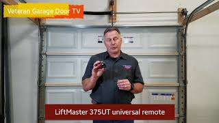 How to Program Your Garage Door Universal Remote  375UT  Klik  Veteran Garage Door [upl. by Atiuqihs982]