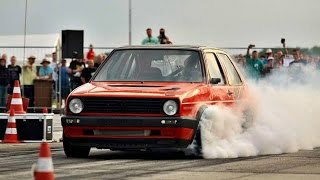 VW Golf Mk2 R33 Turbo 4motion 1100HP Speedmakers 89sec Turboscheune Test amp Tune 27102013 [upl. by Florio739]