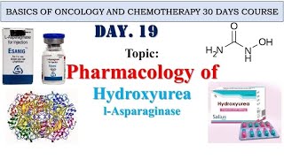 Pharmacology of Hydroxyurea and Lasparaginase Day19 [upl. by Alfonso]