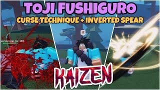 TOJI REWORK IS FINALLY HERE  REWORKED TOJI  SWORD CURSE TECHNIQUE SHOWCASE   Kaizen ROBLOX [upl. by Lipscomb]