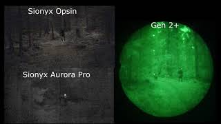 Sionyx OPSIN vs Aurora Pro comparison [upl. by Myer]