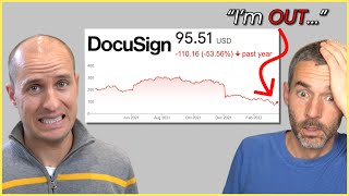 Docusign Stock CRASH DOCU Stock Why Im SELLING NOW [upl. by Aznerol]