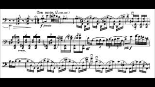 Zoltán Kodály  Sonata for Solo Cello Op 8 Mvt 2 [upl. by Fernandina]